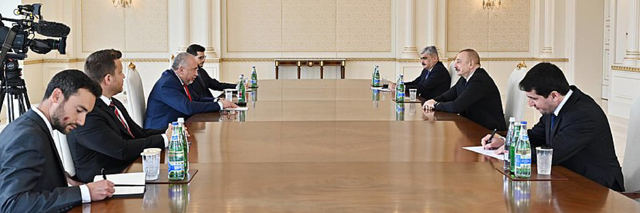 President Ilham Aliyev received delegation led by Turkish minister of transport and infrastructure